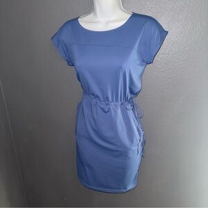 Columbia Blue Short Sleeve Athletic Athleisure Dress Womens  XS - Small